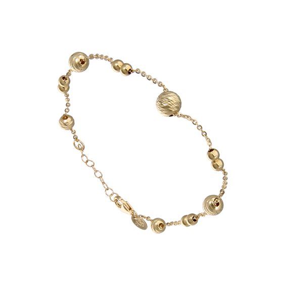 Bracelet Soprana Gioielleria Woman in Gold 150526 BR SFERE - 150526 BR SFERE